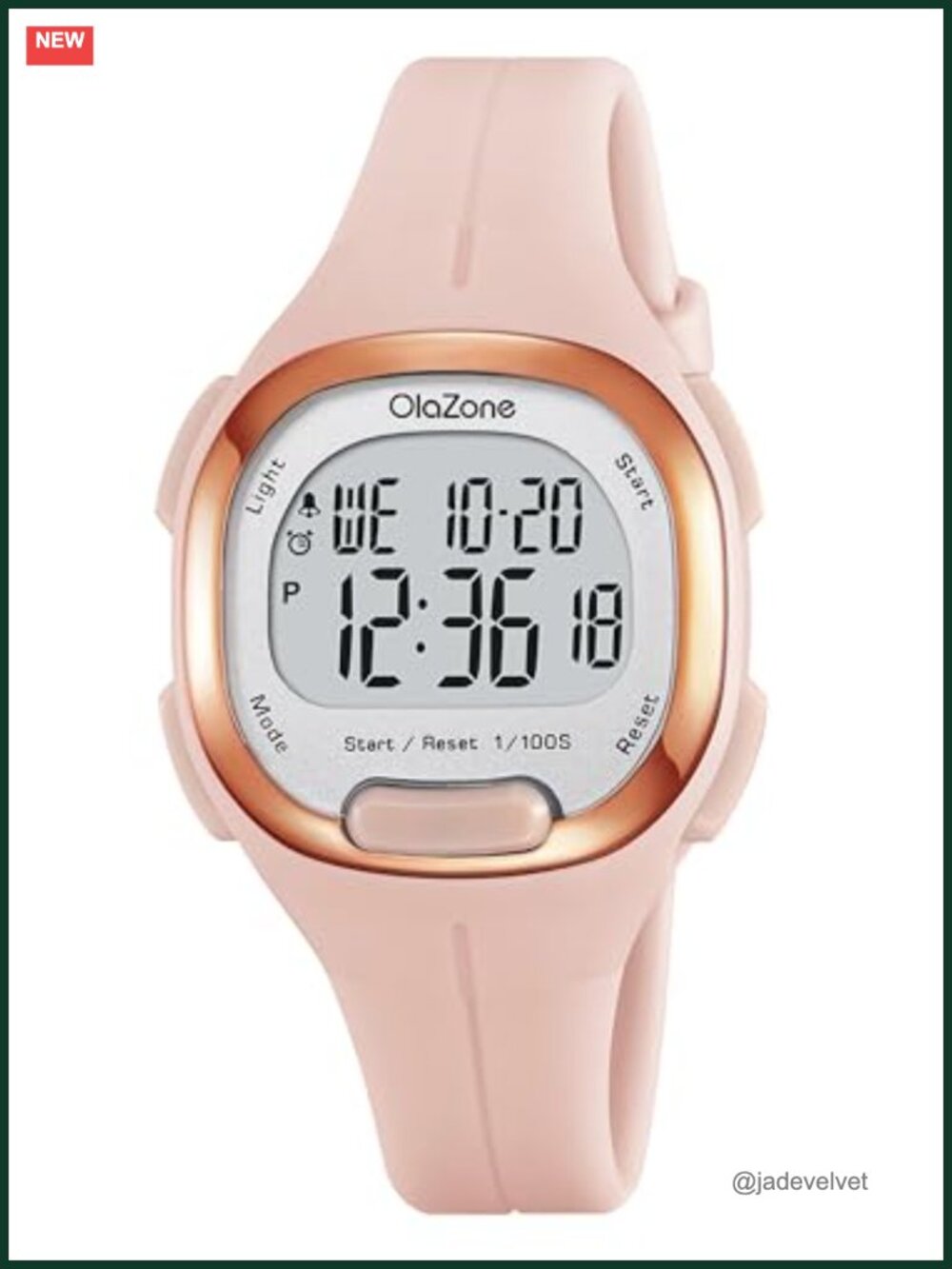 Digital Sport Watch Waterproof Chronograph Silicone Strap Unisex